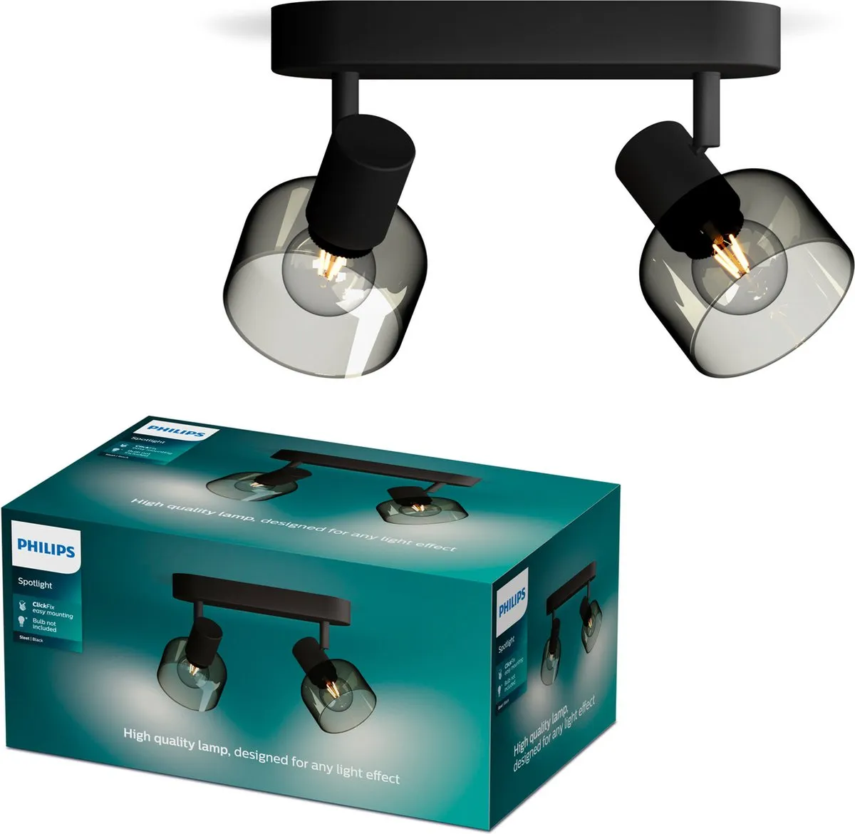 Philips Sleet Spot Plafondspot 2x25W