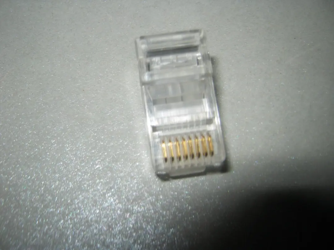 Goobay RJ45-stekker voor platte kabel, 8-polig