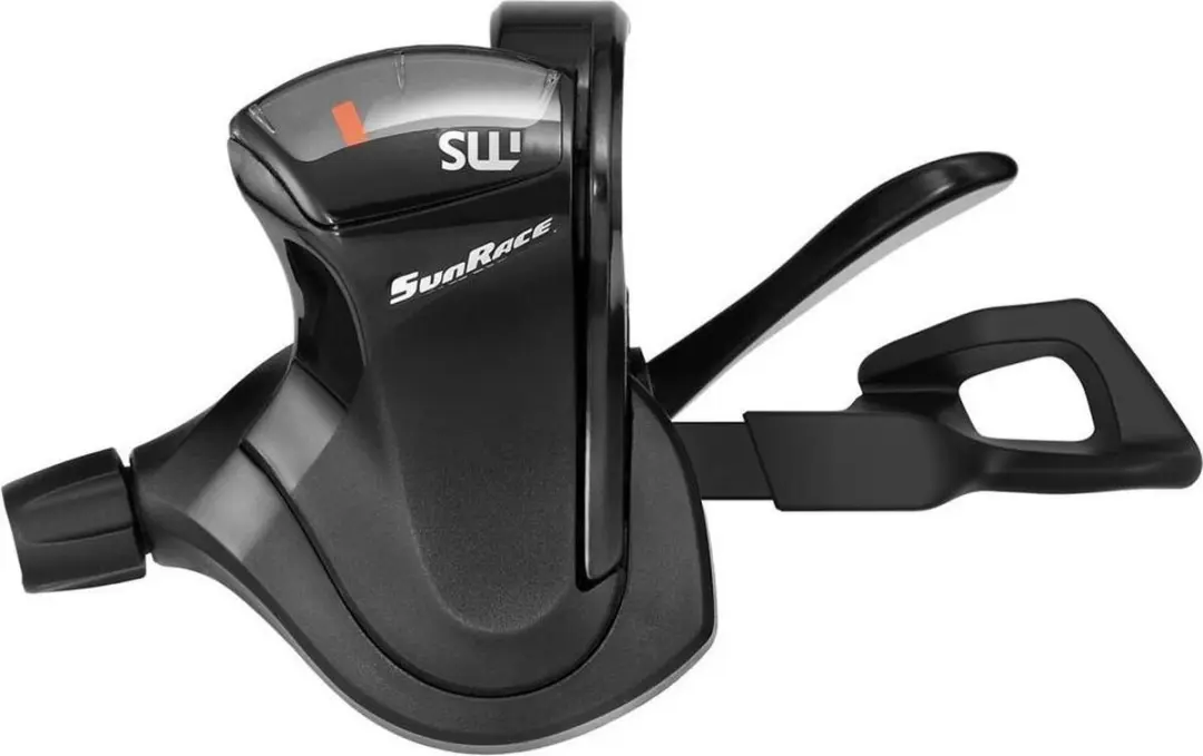 Sunrace Duimversteller Ms 2-speed Aluminium/rvs Zwart