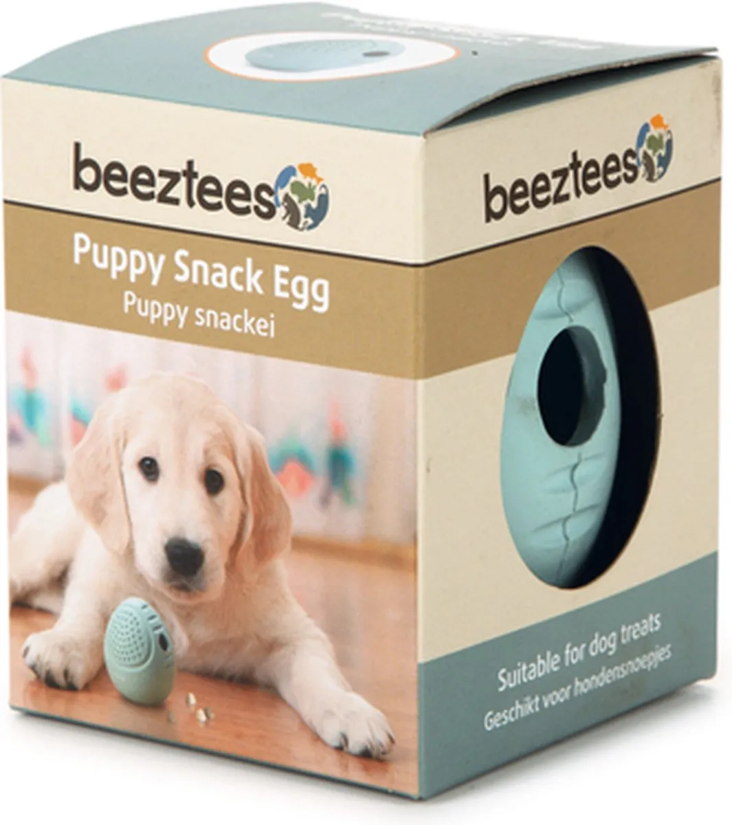 Beeztees Puppy Snack Ei Hondenspeelgoed Mint