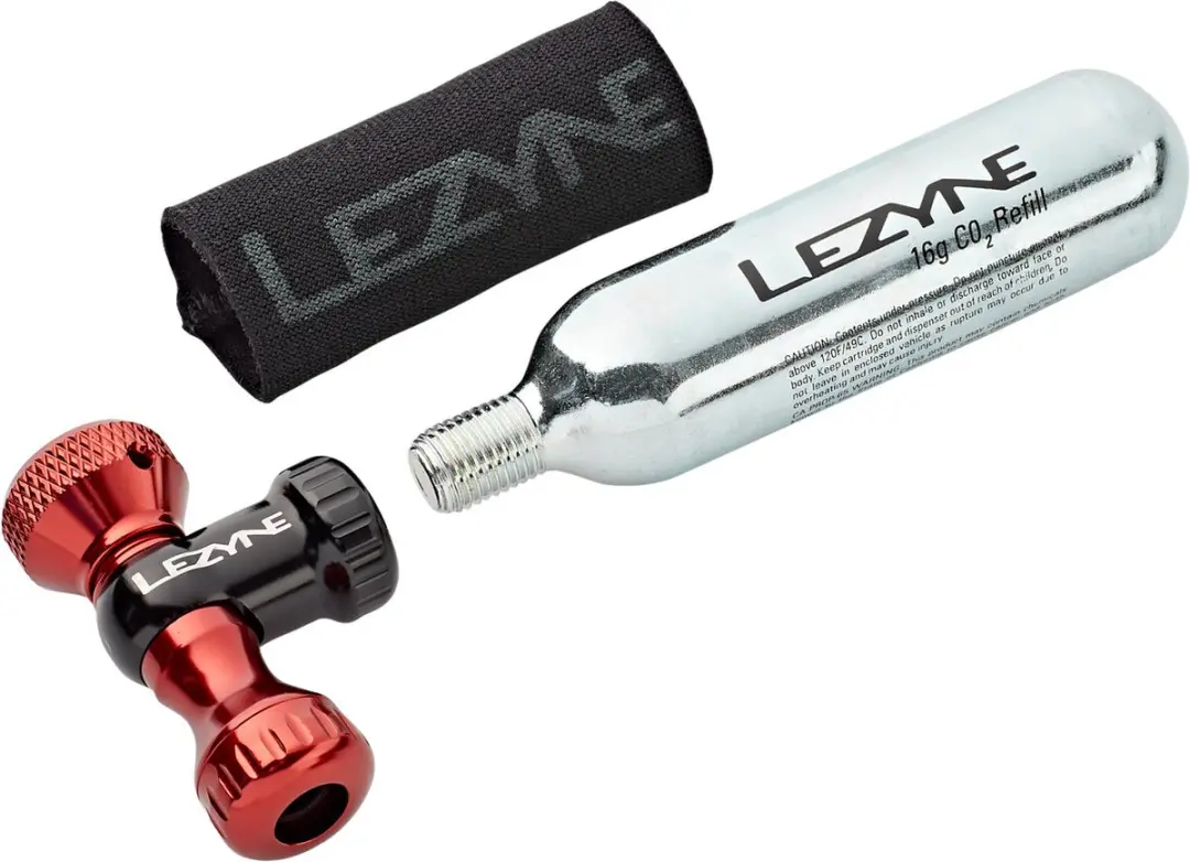 Lezyne Control Drive CO2-pomp 16g Rood - afbeelding 4 van 6