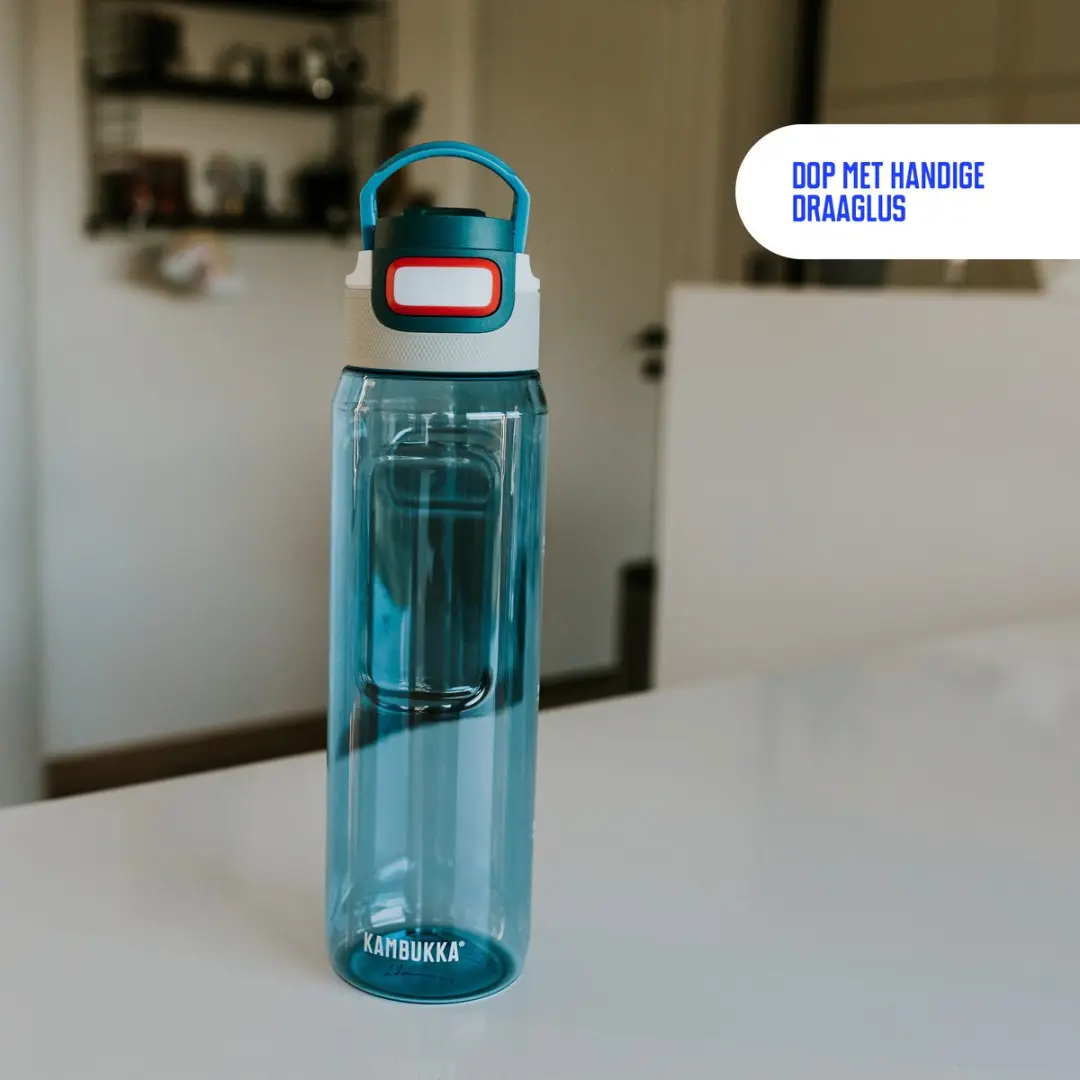 Kambukka Elton drinkfles 1L Niagara Blue - afbeelding 3 van 6