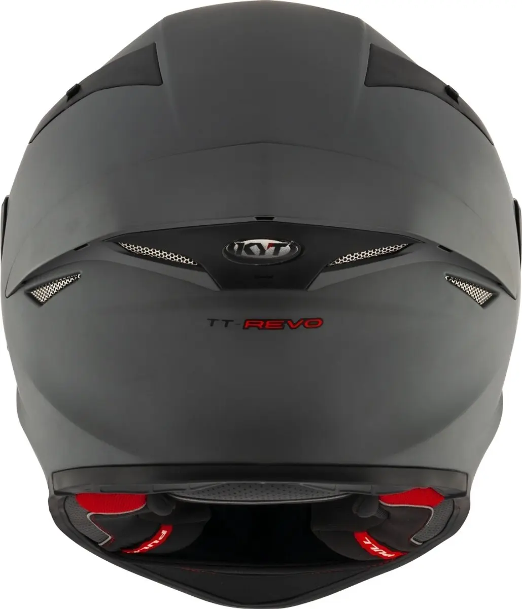 KYT TT-Revo Plain Mat Grijs Integraalhelm - afbeelding 3 van 6