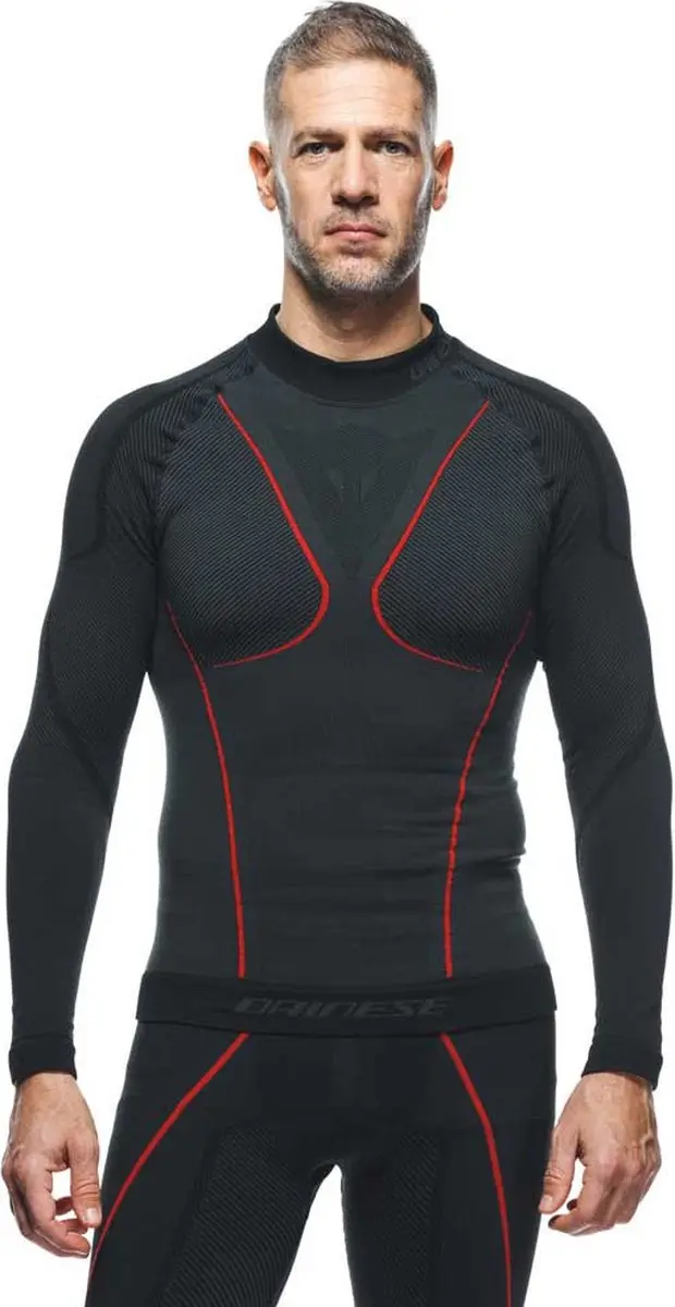 Dainese Thermo LS Thermoshirt Zwart-Rood