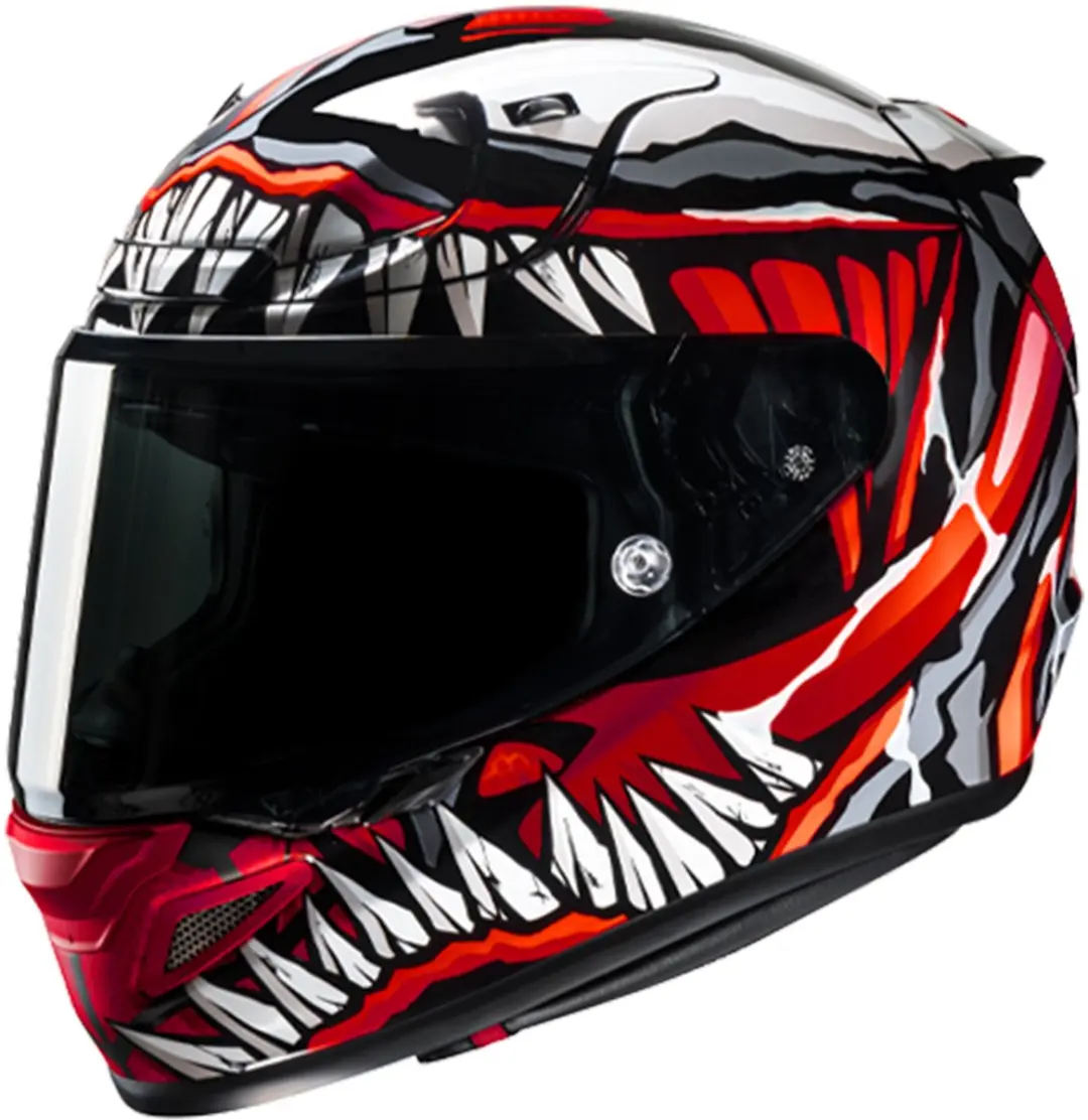 HJC RPHA 12 Maximized Venom Marvel Rood Zwart Integraalhelm
