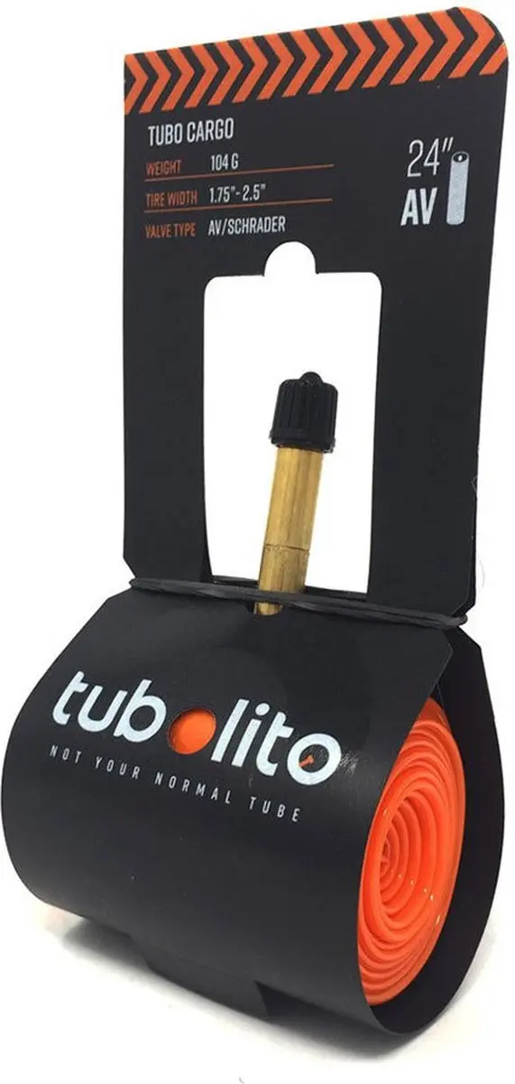 Tubolito Binnenband 24" Cargo Oranje - afbeelding 2 van 6