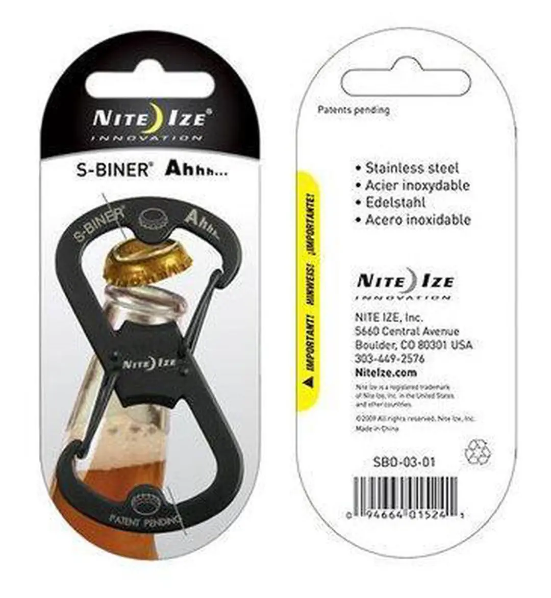 Nite Ize SBiner Karabijnhaak/Flesopener - afbeelding 5 van 6