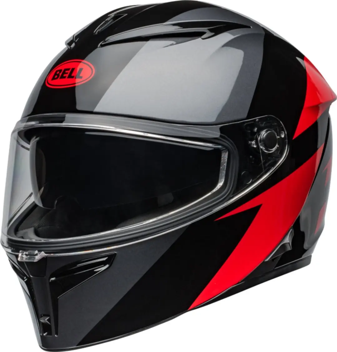 Bell Lithium Shear integraalhelm - Zwart/Grijs/Rood - afbeelding 3 van 6