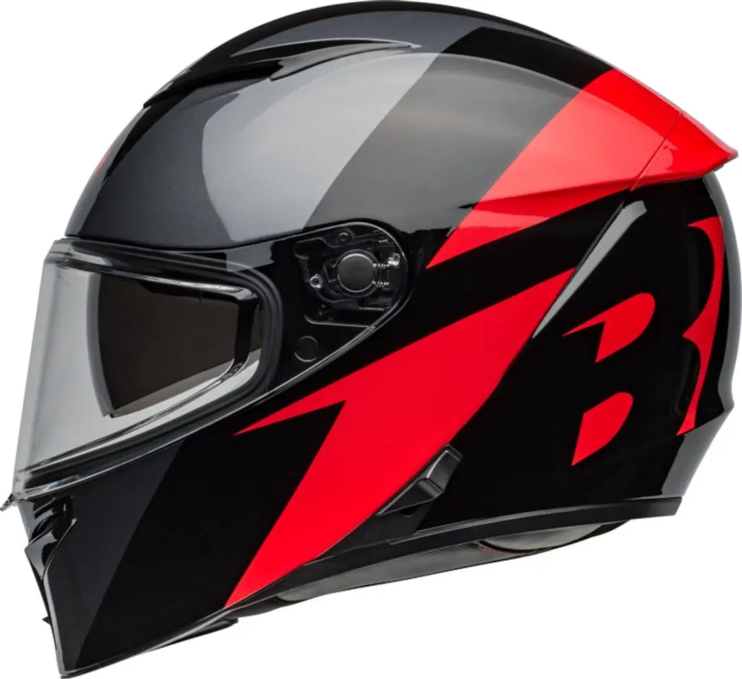 Bell Lithium Shear integraalhelm - Zwart/Grijs/Rood - afbeelding 4 van 6
