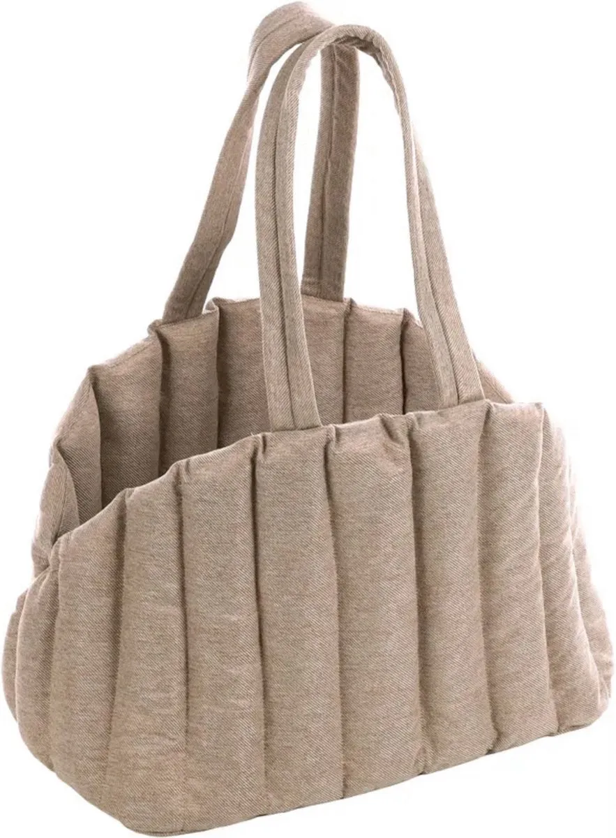 Flamingo Gladys Draagtas - Beige 58x32x34cm