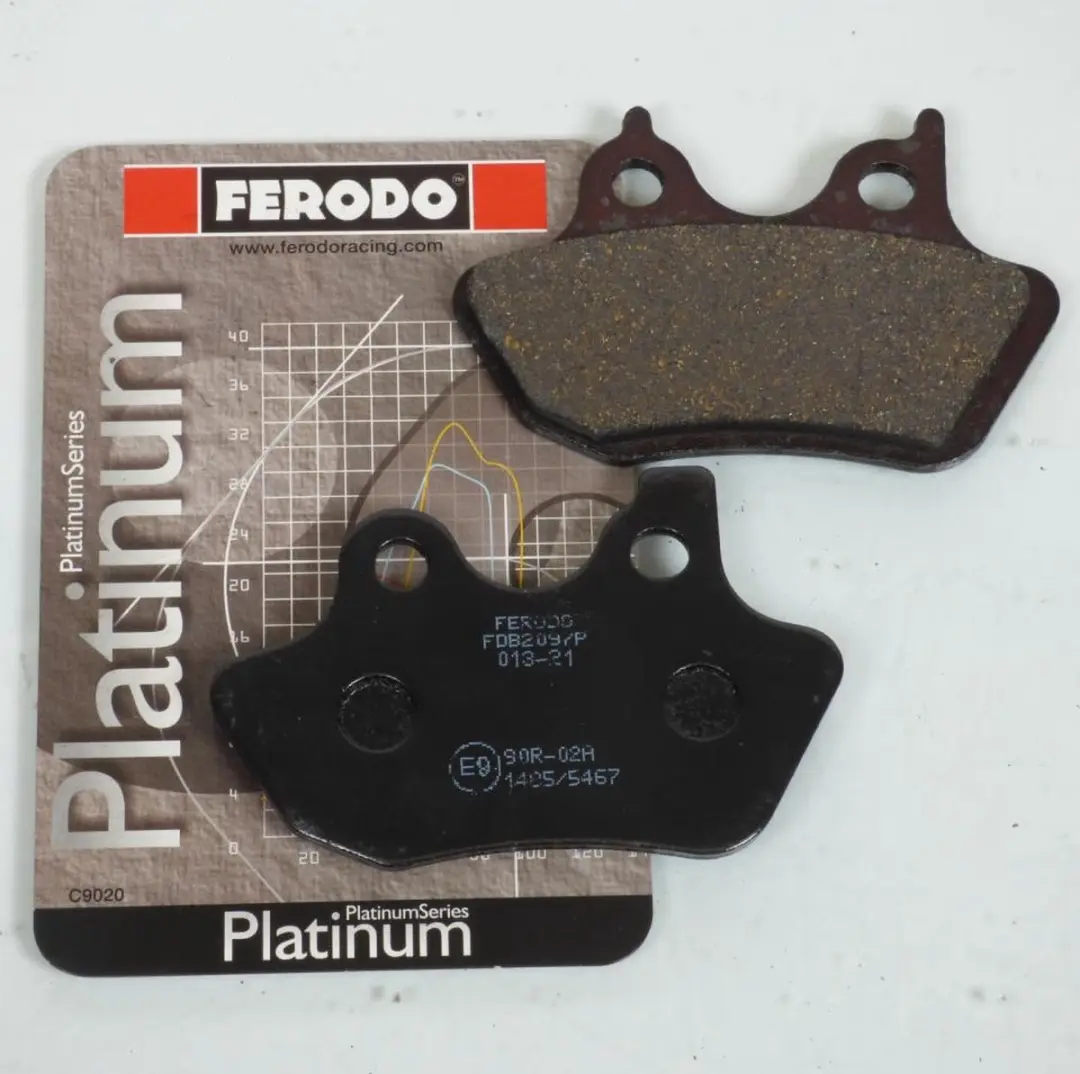 Plaquette de frein Ferodo pour Moto Harley Davidson 1450 Flhr 2002 à 2003 FDV /