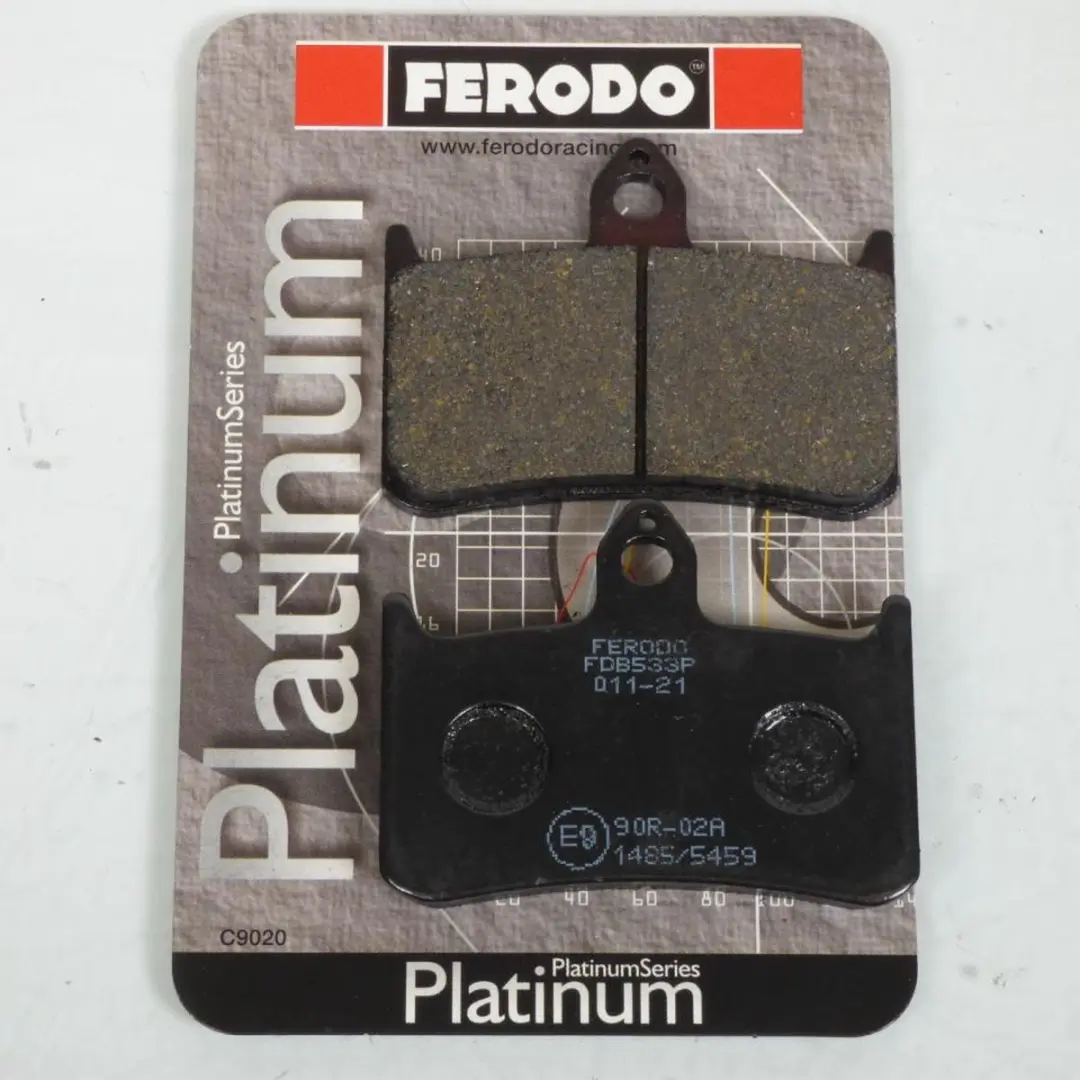 Plaquette de frein Ferodo pour Moto Honda 750 Vfr R Rc30 1988 à 1991 AVG / AVD
