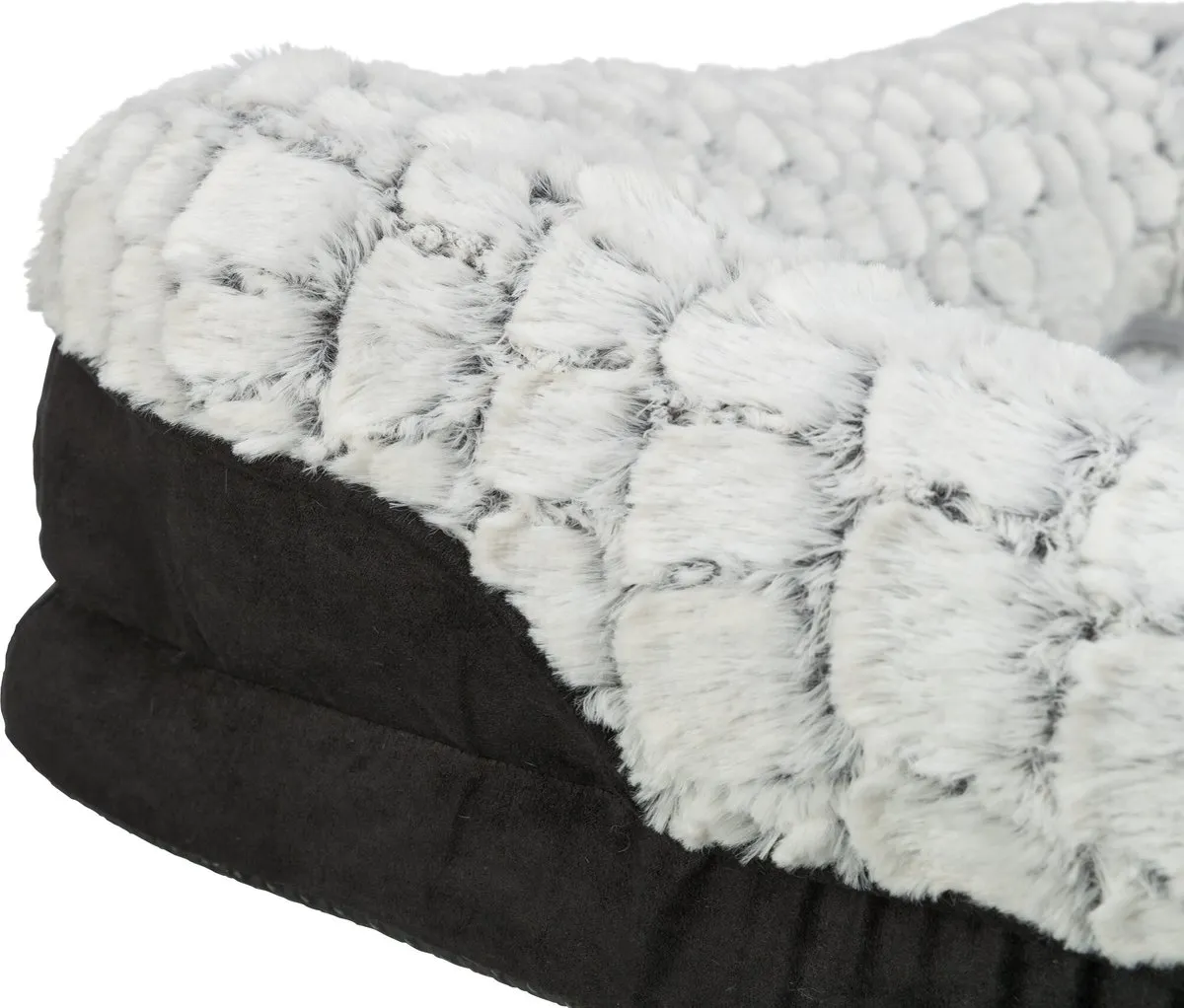 Trixie Vital Hondenmand Lino Hoekig 90x65cm - Zwart/Grijs