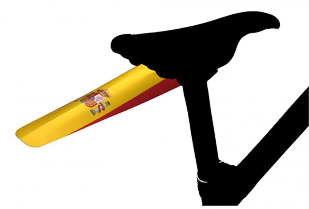 Velox Clip-on Spatbord Spanje geel - afbeelding 2 van 2