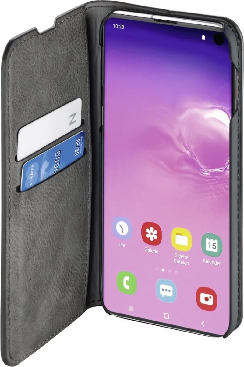 Hama Booklet Gentle voor Samsung Galaxy S10 - 185944 - Lichtgrijs - afbeelding 5 van 6