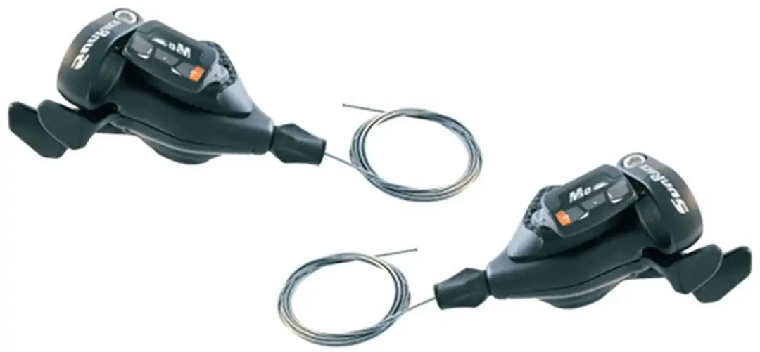 Sunrace Shimnao Dlm 933 Versnellingshendel Set Zilver 3 x 9s