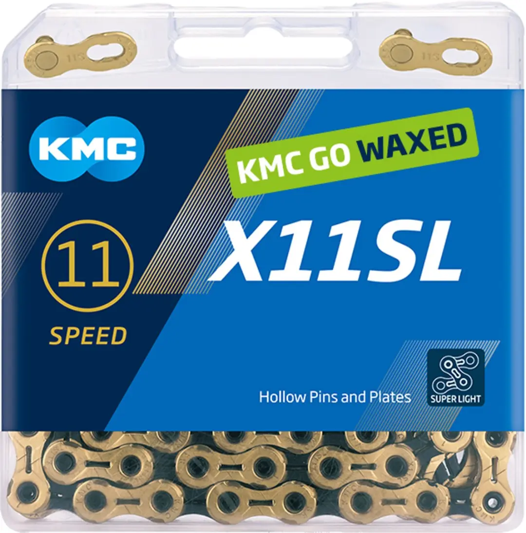 KMC X11SL Ti-N Ketting 11-speed - Gold - afbeelding 3 van 4