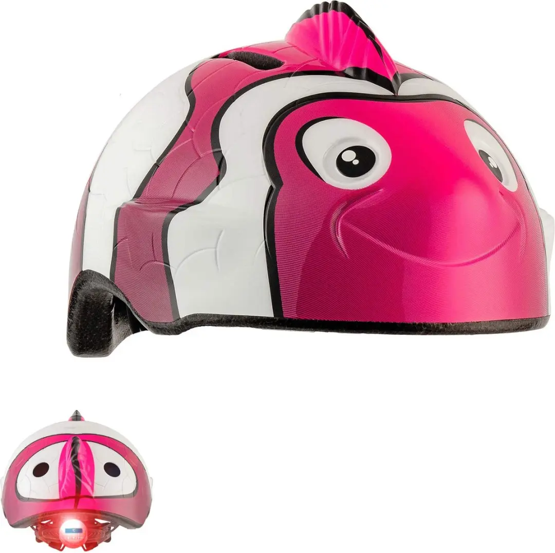 Crazy Safety Clown Fish Kinderfietshelm