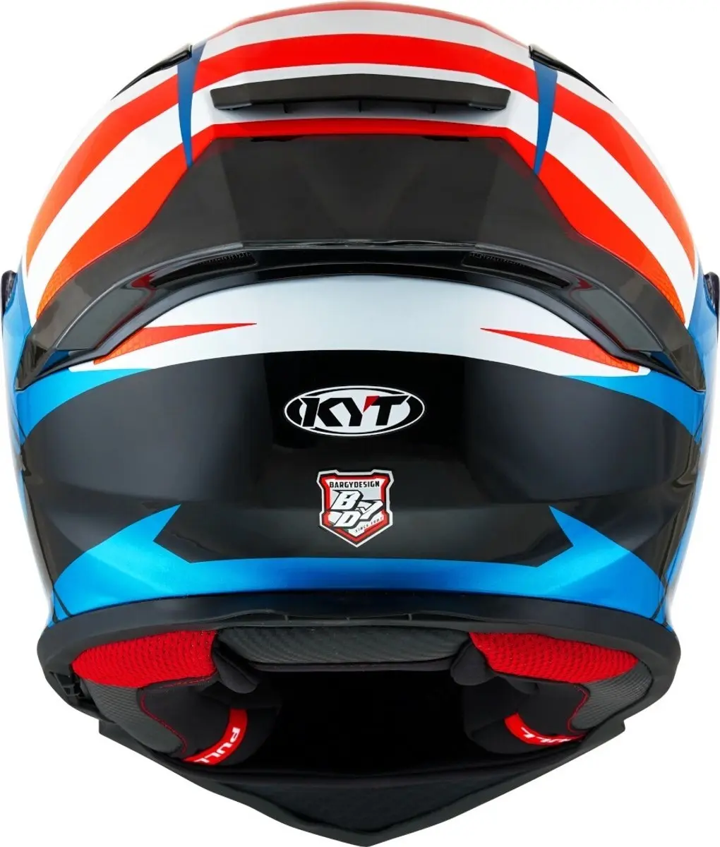 KYT R2R Straight Integraalhelm - Multicolor - XXL - afbeelding 5 van 6