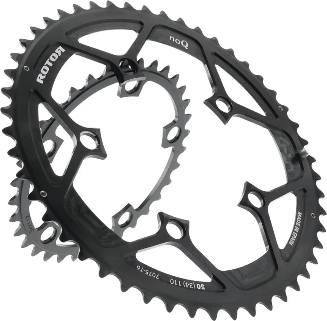 Rotor NoQ 110 BCD 38T Kettingblad - Zwart - afbeelding 2 van 4