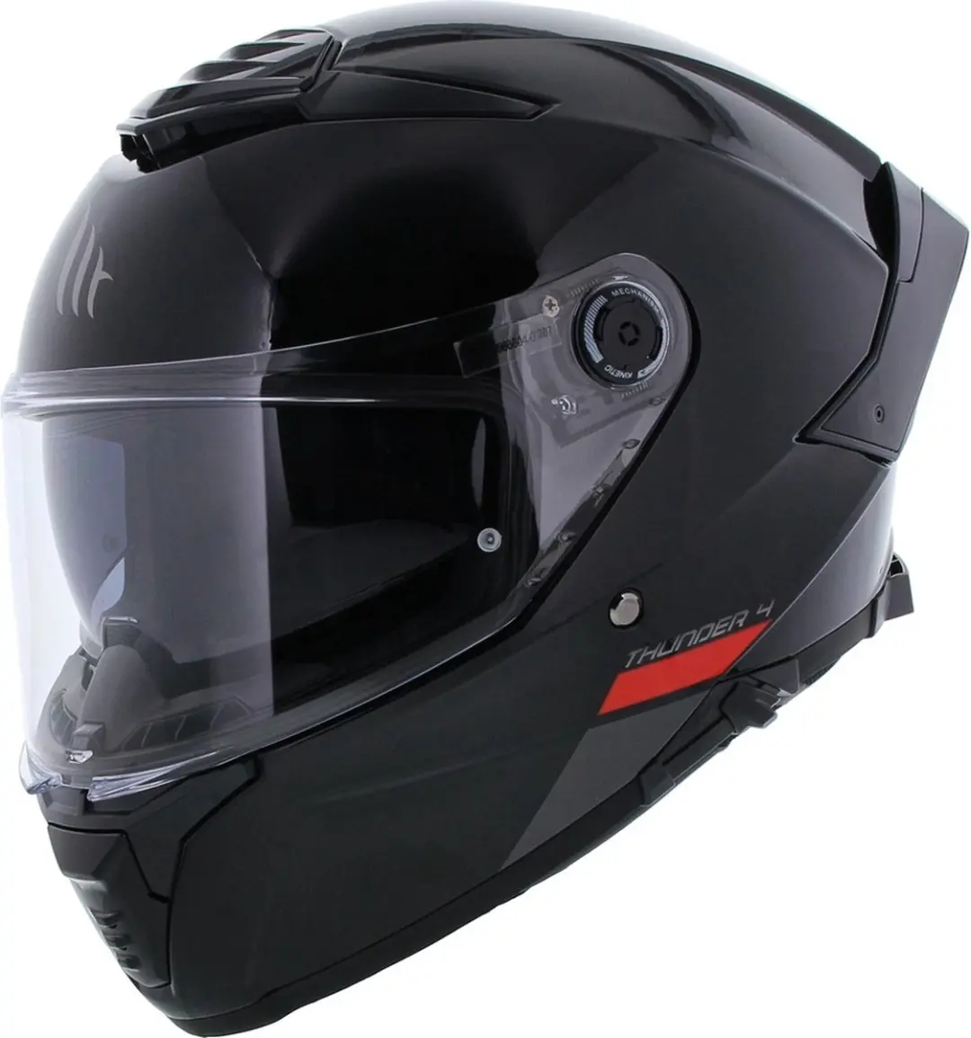MT Thunder 4 SV Integraal helm solid glans zwart M