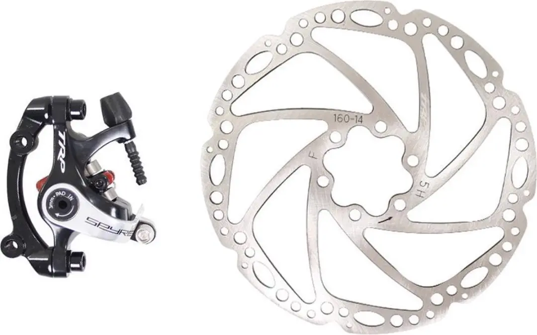 Trp Mechanische Schijfremset Spyre Achter Zwart/zilver