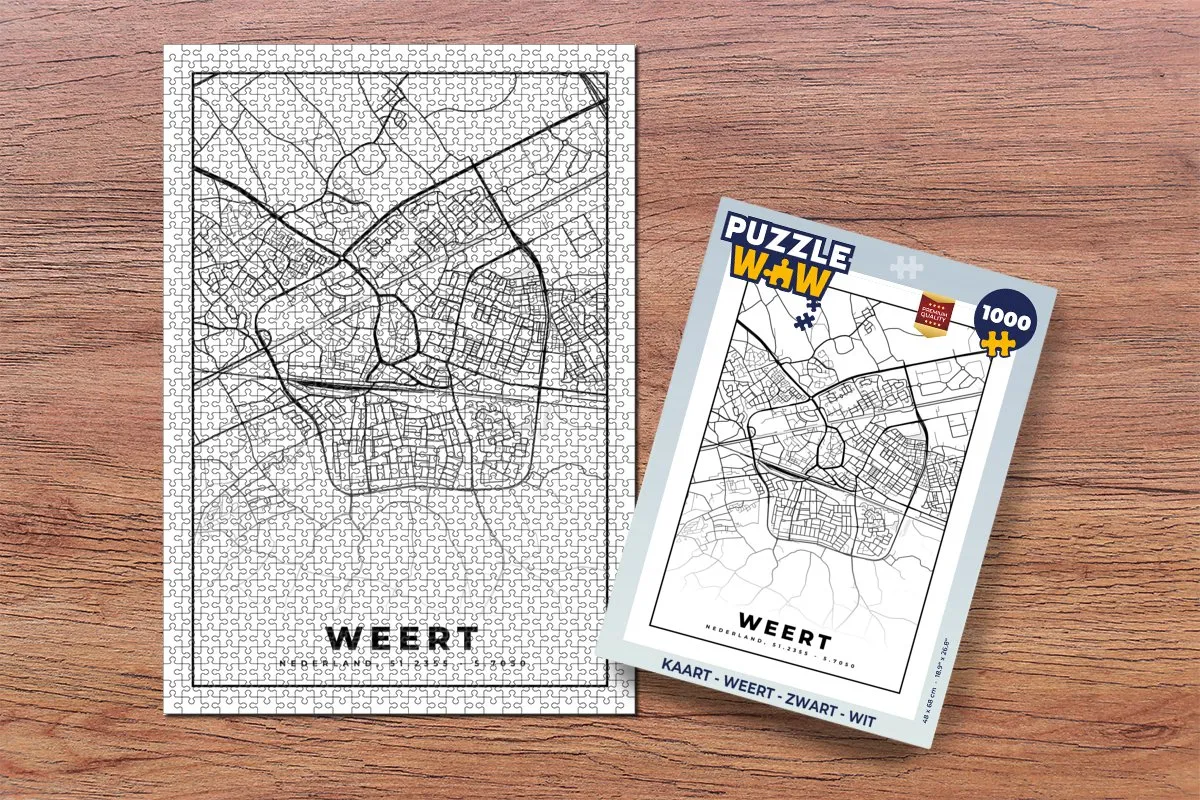 PuzzleWow Legpuzzel Weert 1000 Stuks - Multicolor