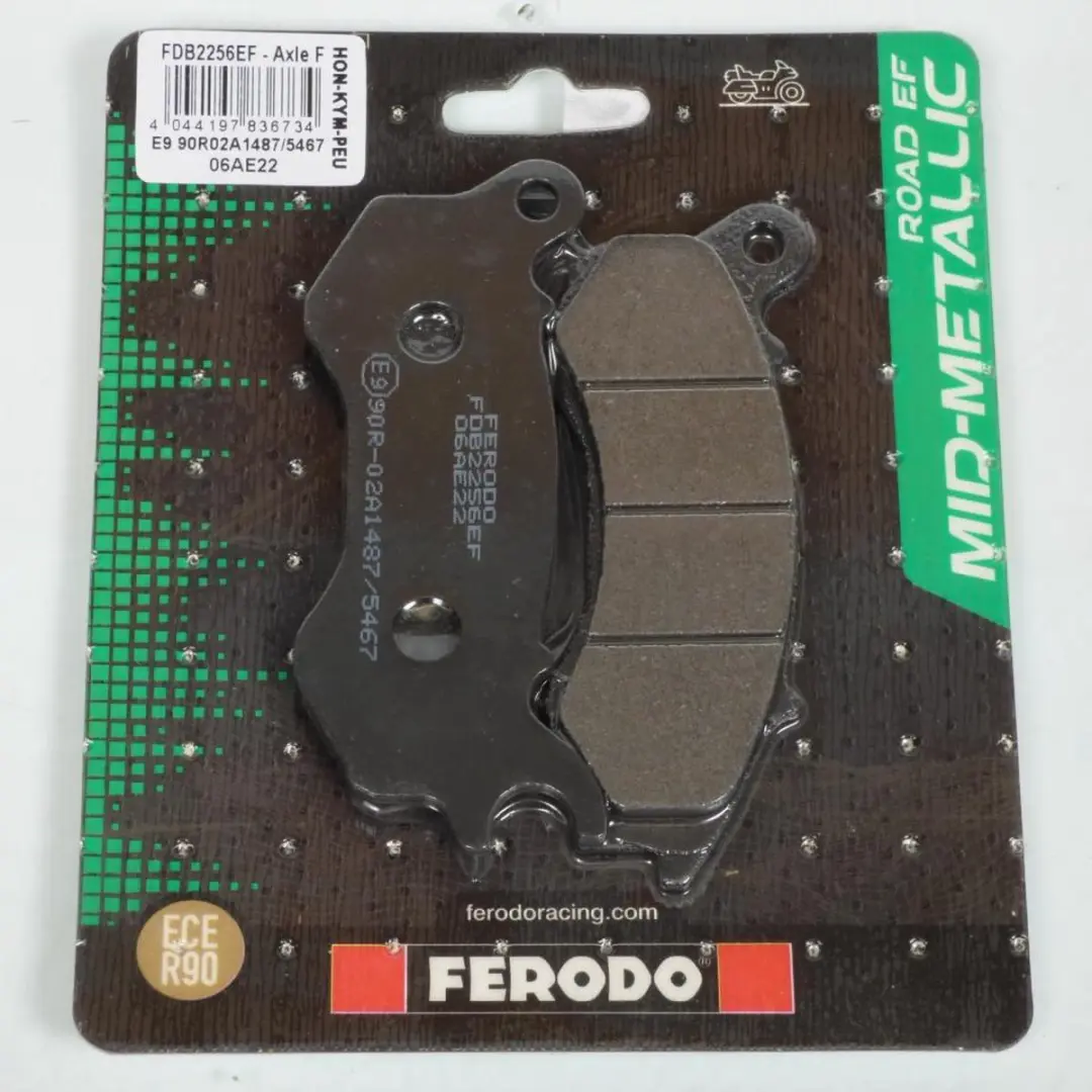 ferodo remblok voor peugeot 125 django 4t evasion scooter 2014 tot 2018 av nieuw