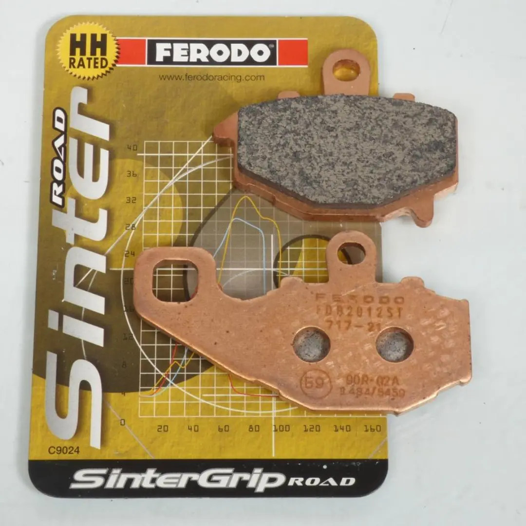 Plaquette de frein Ferodo pour Moto Kawasaki 1000 Z R Edition 2017 à 2019 AR Ne