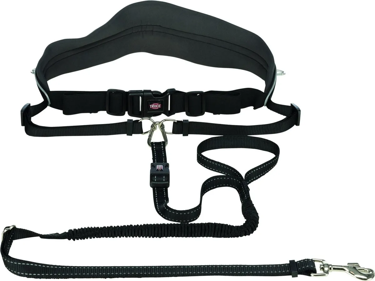 Trixie Looplijn met Heupriem Hands Free 120cm x 12cm