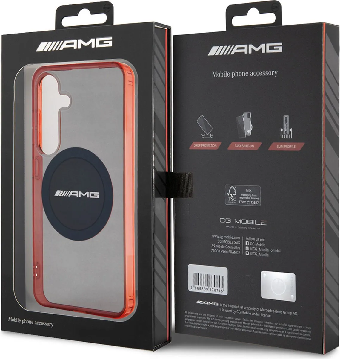 Mercedes-Benz Backcase Hoesje Samsung Galaxy S24 - Effen Zwart - TPU