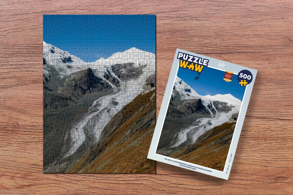 PuzzleWow Legpuzzel Großglockner Hochalpenstraße 500 Stuks - Multicolor