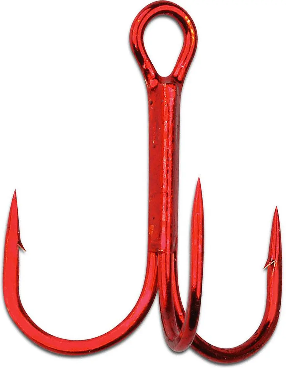 Gamakatsu Treble 13R Rood Red / #4