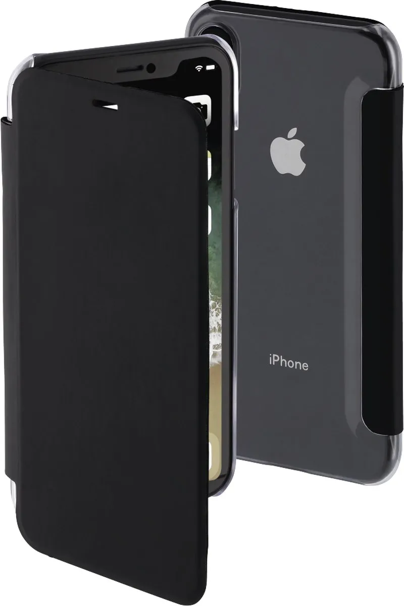 Hama Booklet Case Clear Black voor iPhone XR - 1 Stuks