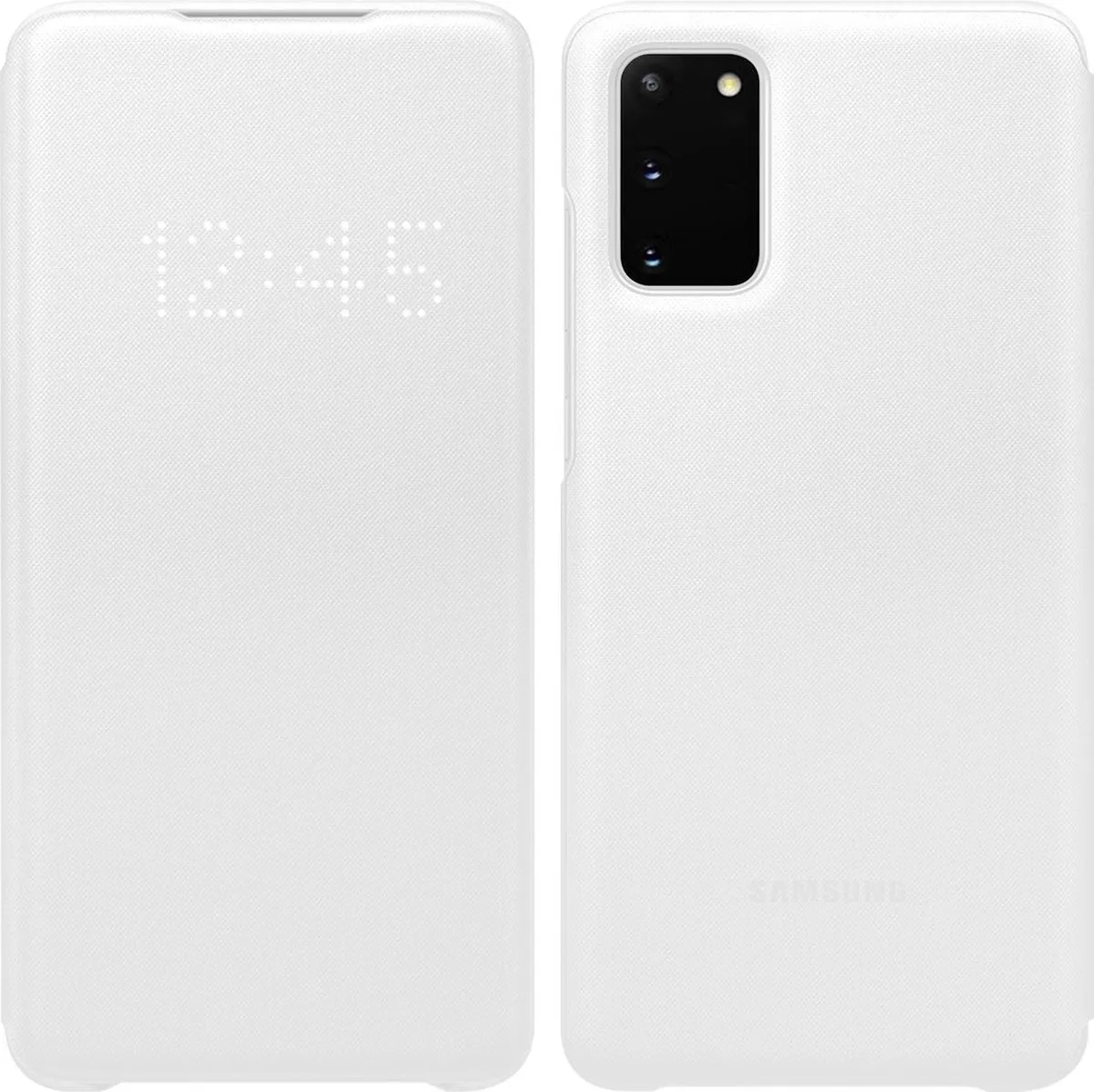Samsung LED View Hoesje EF-NG980PWEGEU - Galaxy S20 - Wit