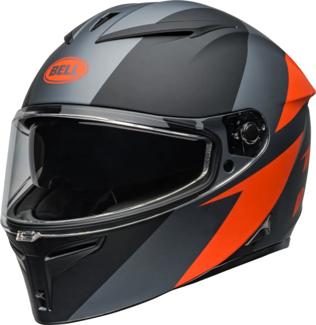 Bell Lithium Integraalhelm - Zwart/Grijs/Oranje - afbeelding 4 van 6