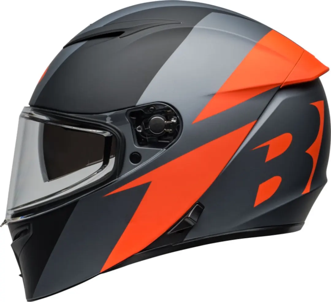 Bell Lithium Integraalhelm - Zwart/Grijs/Oranje - afbeelding 3 van 6