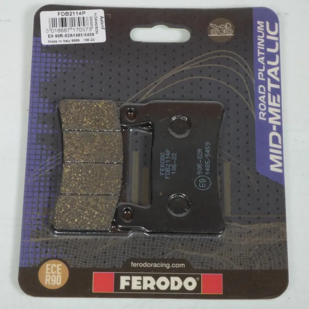 Plaquette de frein Ferodo pour Moto Honda 1100 CB 2014 à 2016 SC65C / AV Neuf