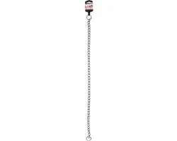 Flamingo Flo Anti-trek Halsband Zilver XL 70cm