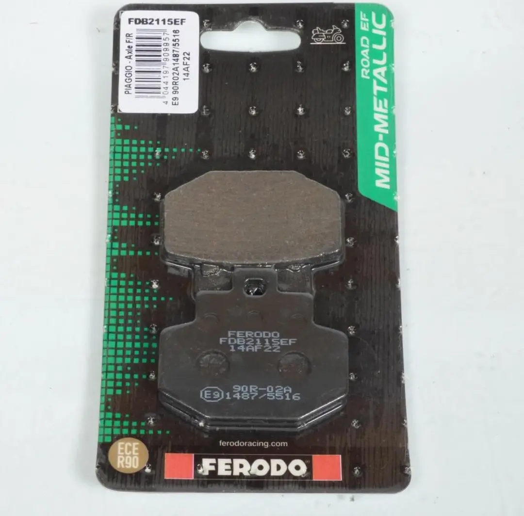 ferodo remblokje voor scooter piaggio 125 super lx gtx