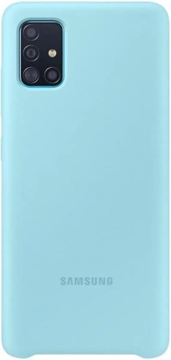 Samsung Silicone Hoesje A71 EF-PA715TLEGEU - Blauw