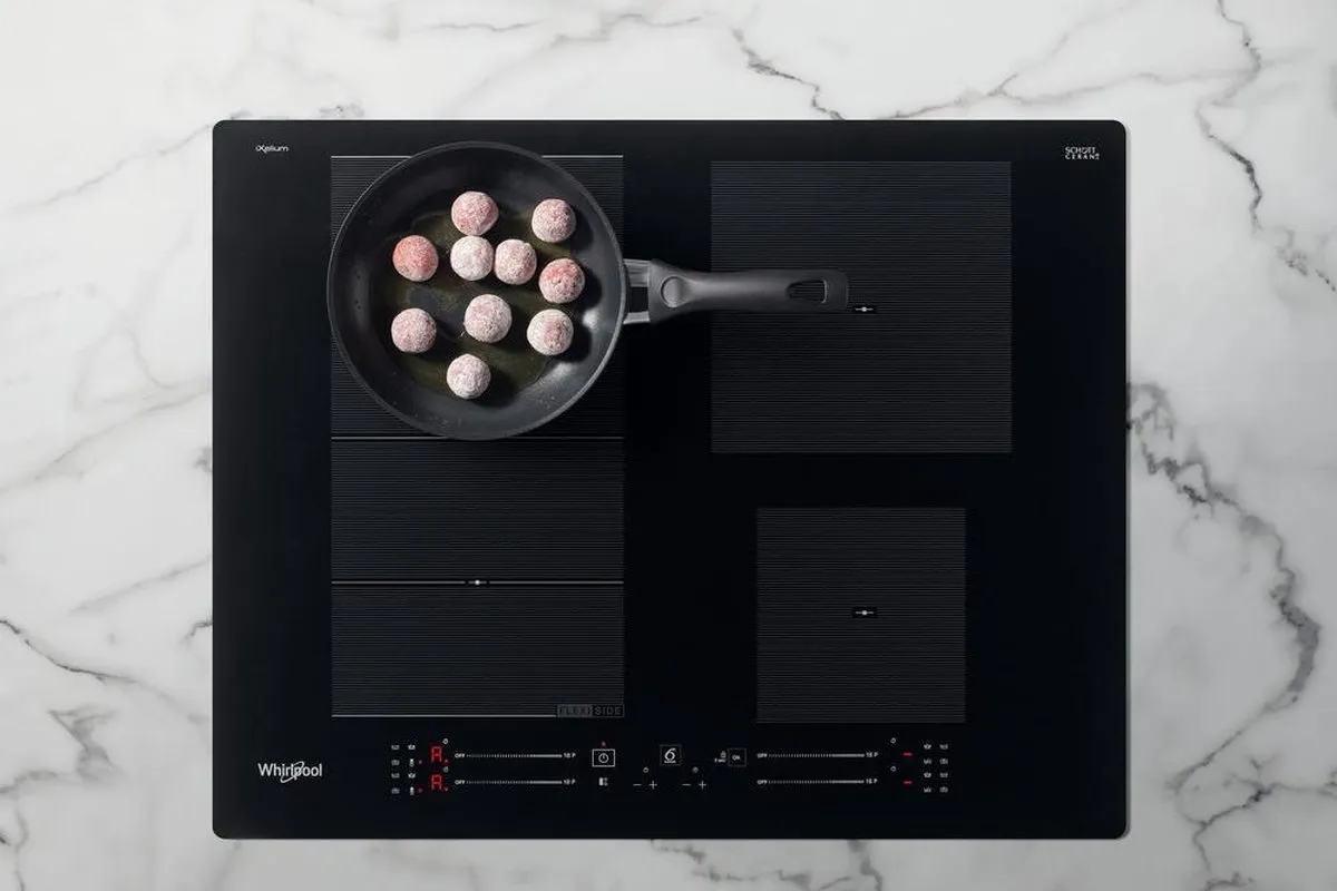 Whirlpool WF S9365 BF/IXL Inductiekookplaat 4 Zones - Zwart - afbeelding 3 van 6
