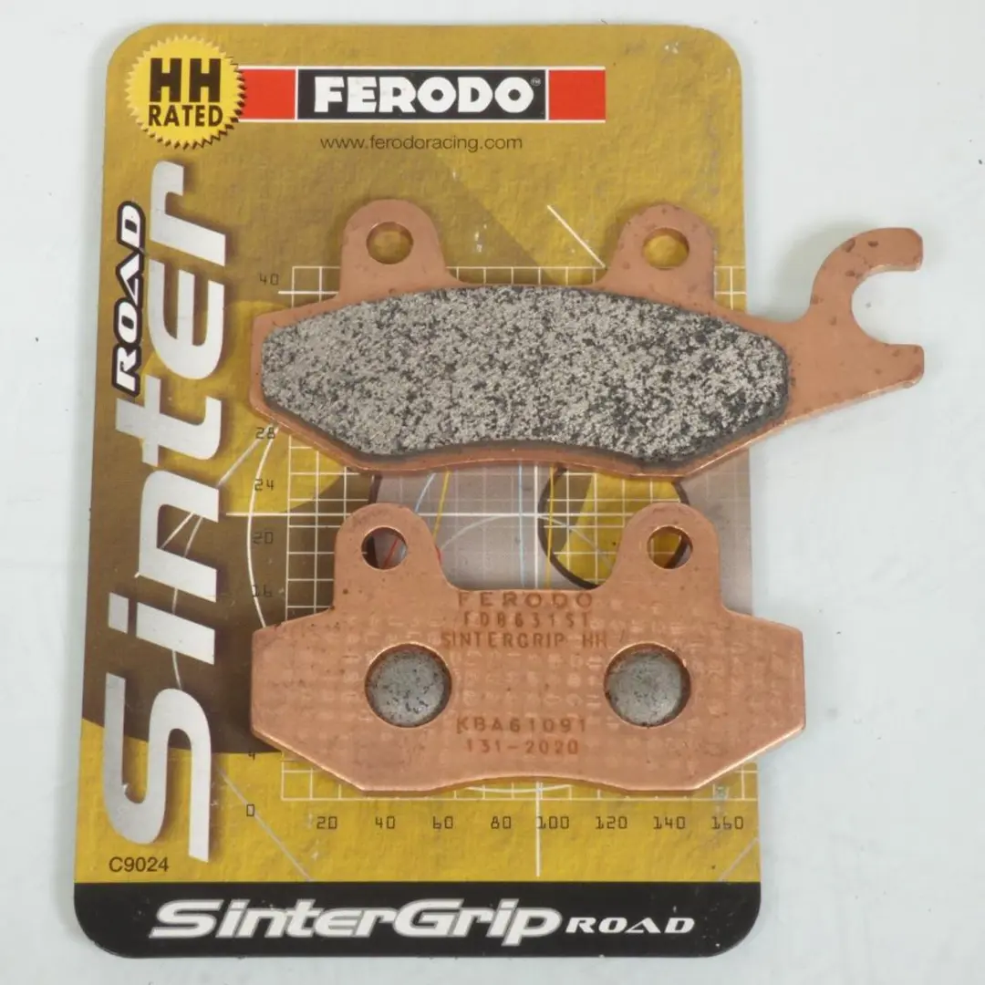 Plaquette de frein Ferodo pour Moto Kawasaki 500 EX Ninja 2024 à 2025 AV / AR N