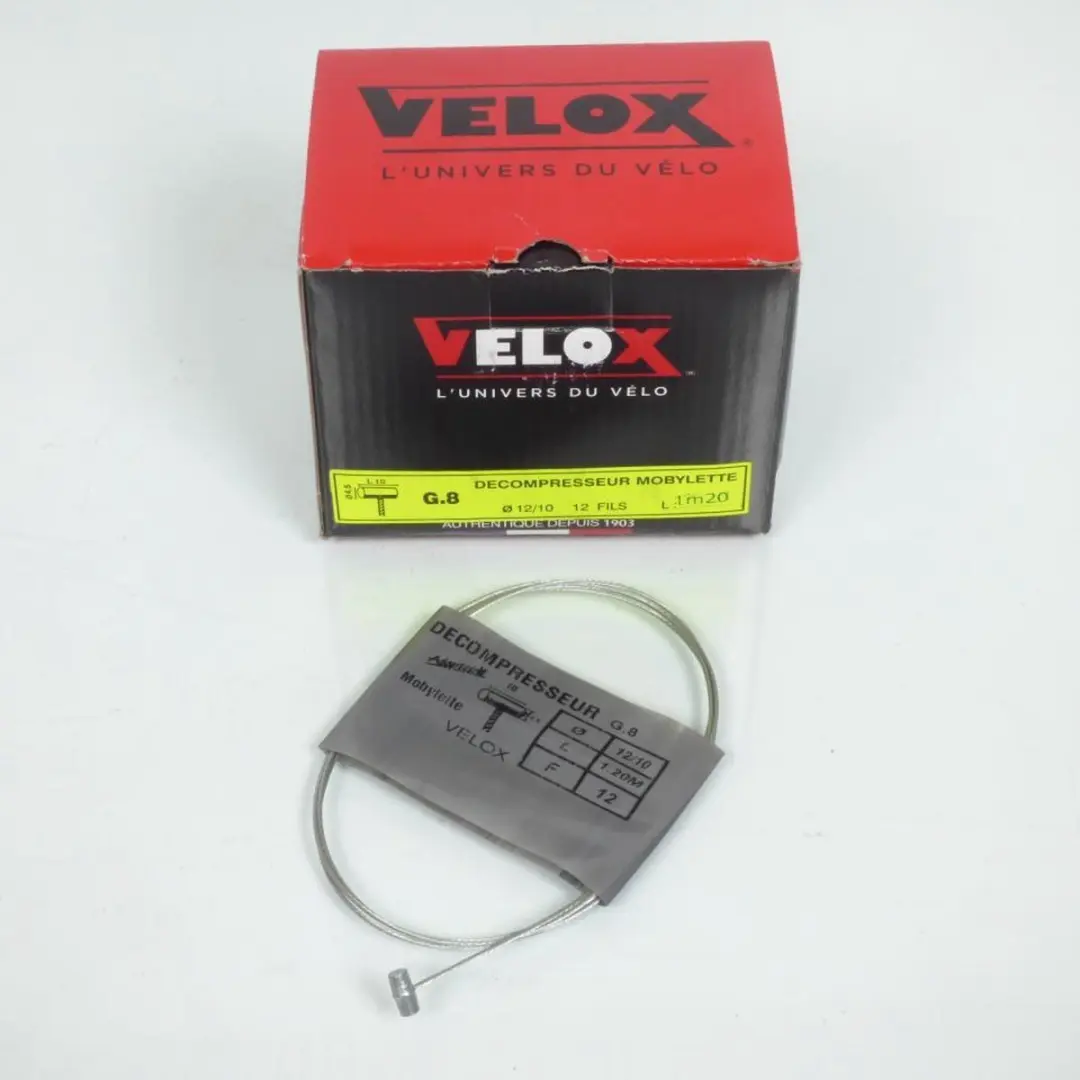 Câble ou gaine VELOX pour Mobylette Piaggio 50 Ciao 2000 à 2005 208120B /Ø1.2