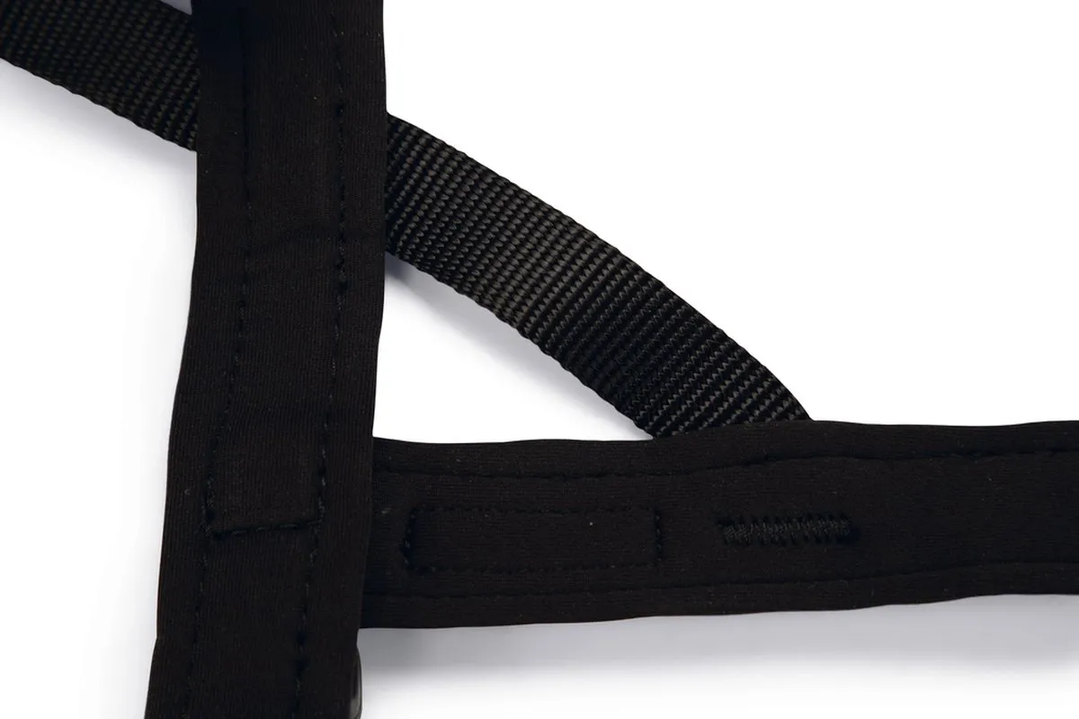 Beeztees Parinca Comfort Hondentuig Nylon - 72-90cm x 30mm - Zwart