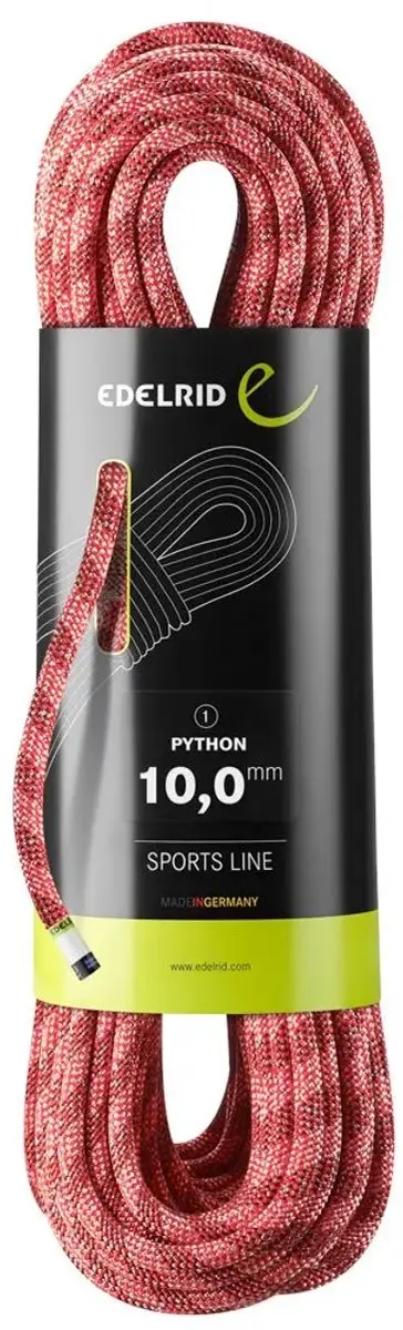 Edelrid Python 10mm Klimtouw - Rood 50m - afbeelding 3 van 3