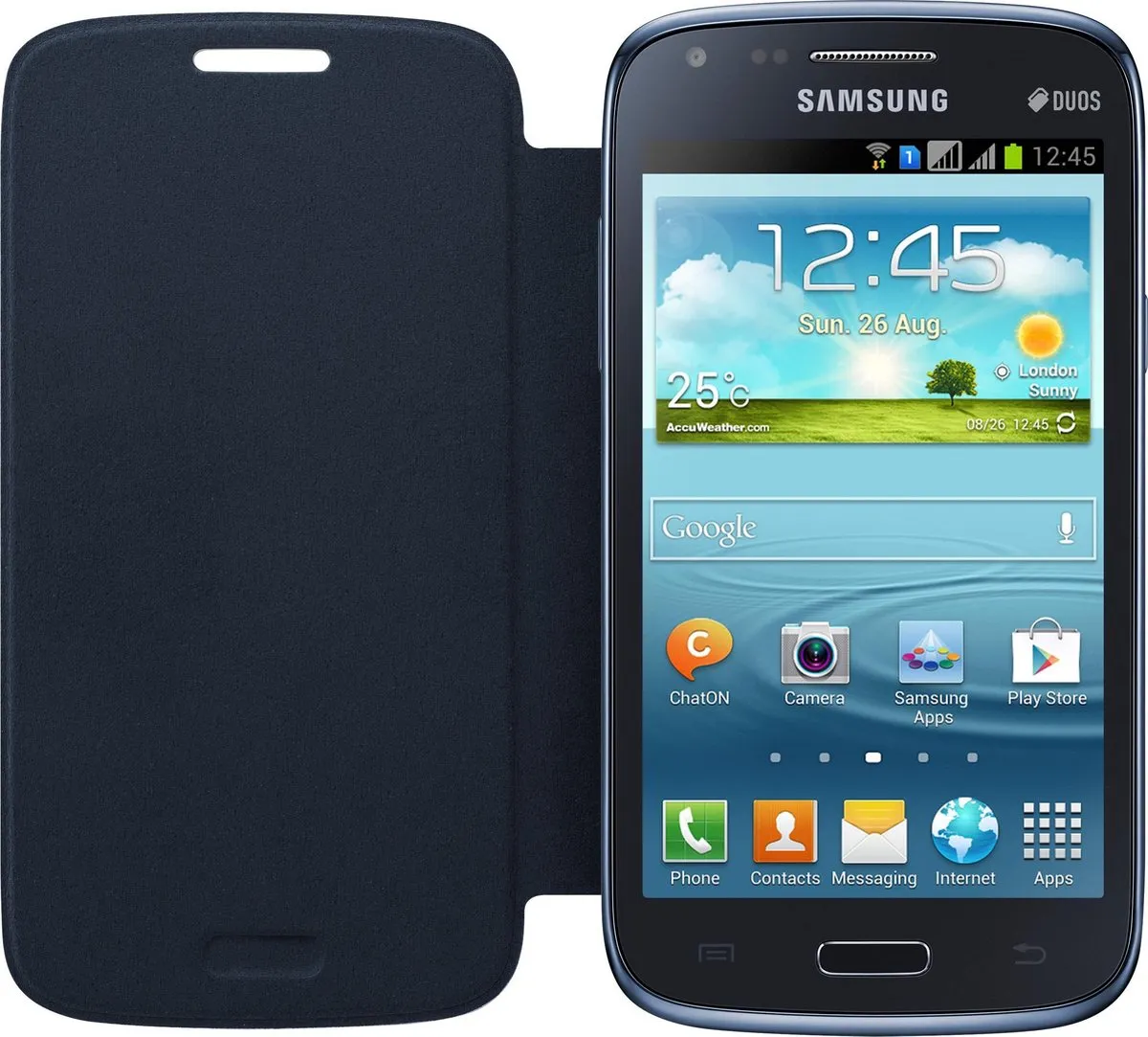 Samsung Galaxy Core EF-FI826BLEG Flip Cover - Blauw