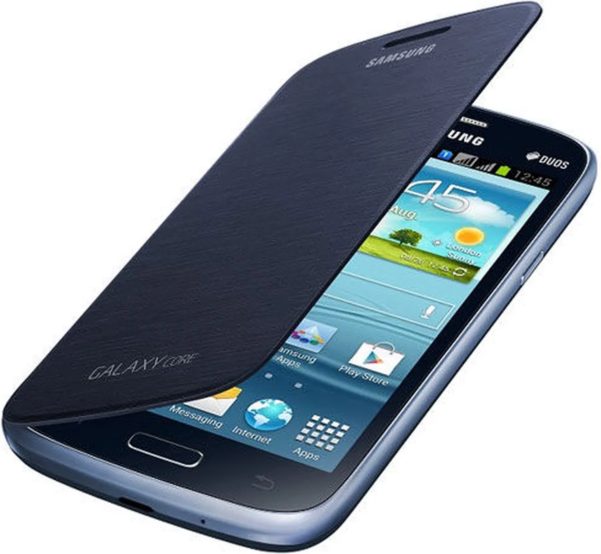 Samsung Galaxy Core EF-FI826BLEG Flip Cover - Blauw