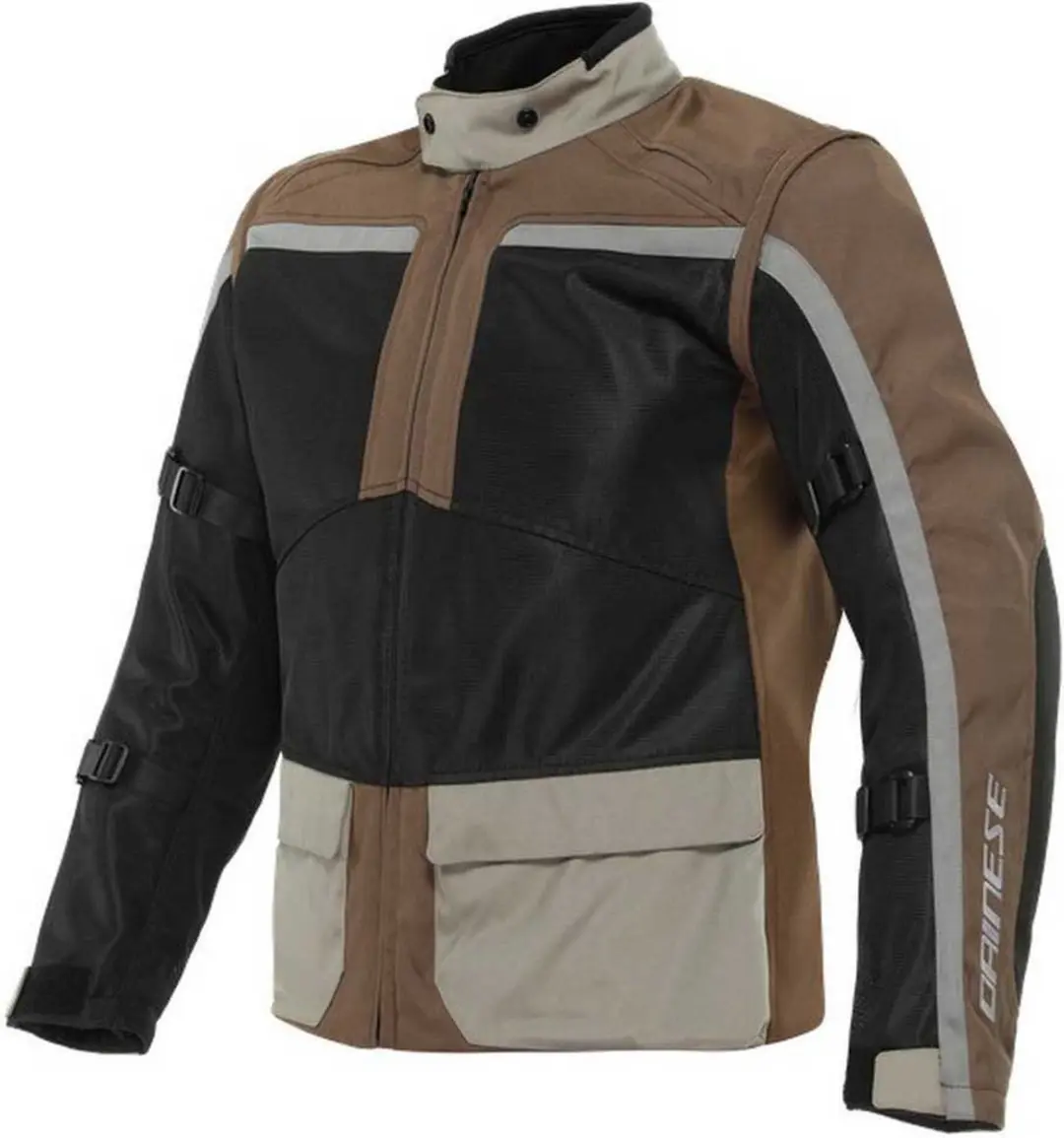 Dainese Outlaw Tex Jas Zwart Carafe Walnut Houtskoolgrijs