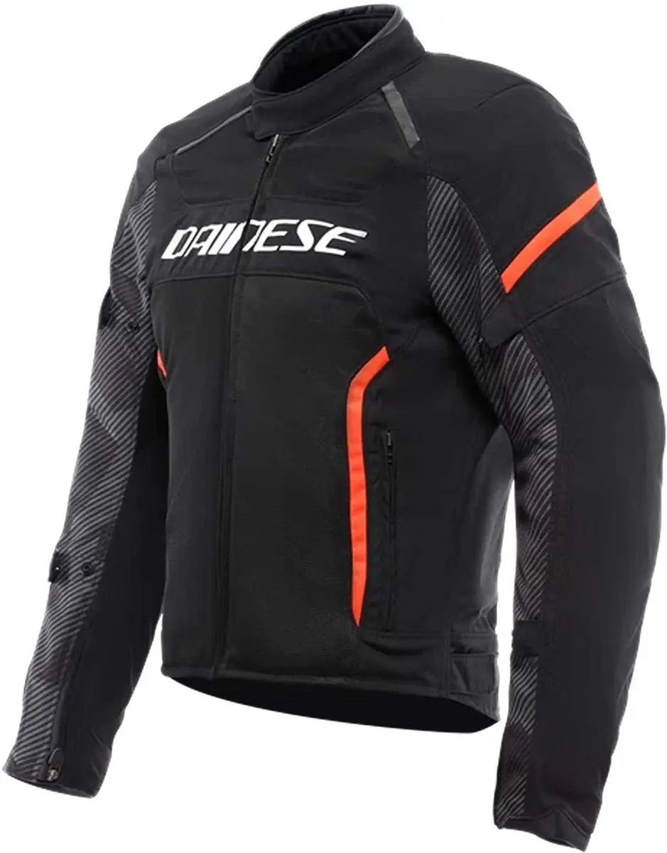 Dainese Air Frame 3 Tex Jas Zwart Zwart Rppd Fluo
